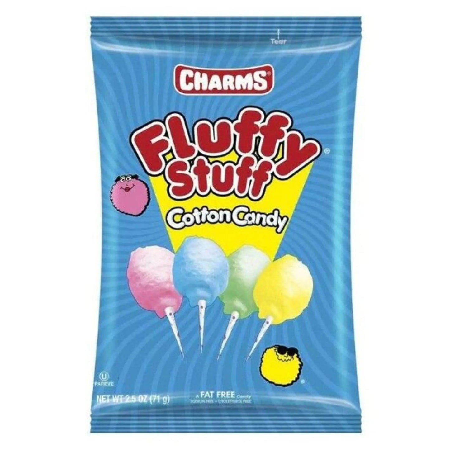 Charms Fluffy Stuff cukrová vata 71g - OhMyCandyBox