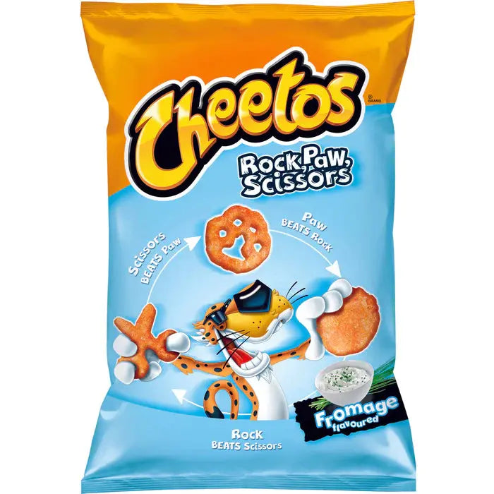 Cheetos Rock Paw Scissors Cheese 145g - Americké sladkosti - OhMyCandyBox Chorvátsko