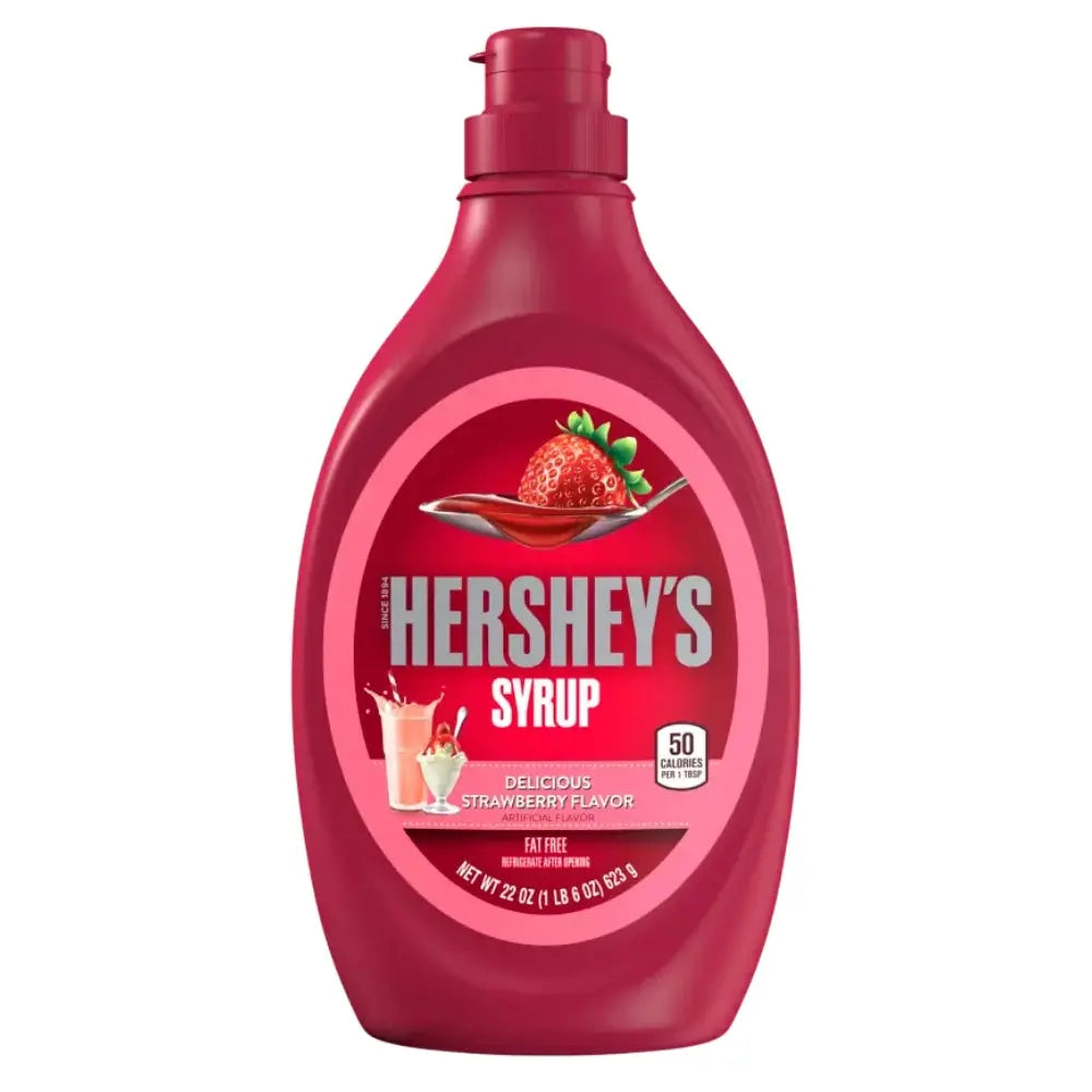 Hershey's Syrup Strawberry 623g OhMyCandyBox