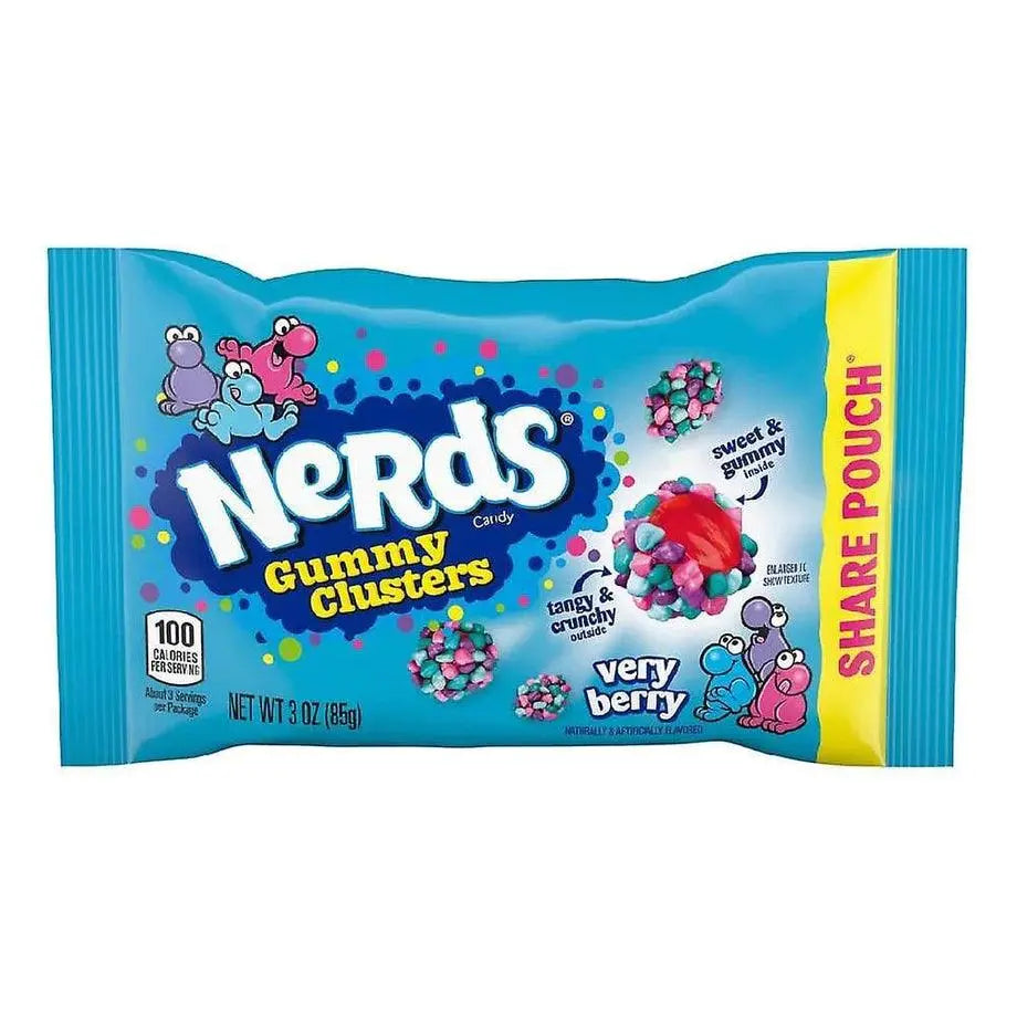 Nerds Gummy Clusters Very Berry Share Pouch 85g - Americké sladkosti - OhMyCandyBox Chorvátsko