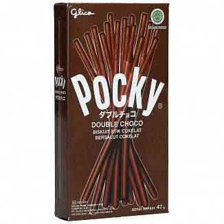 Pocky Double Choco 47g - Americké sladkosti - OhMyCandyBox Chorvátsko