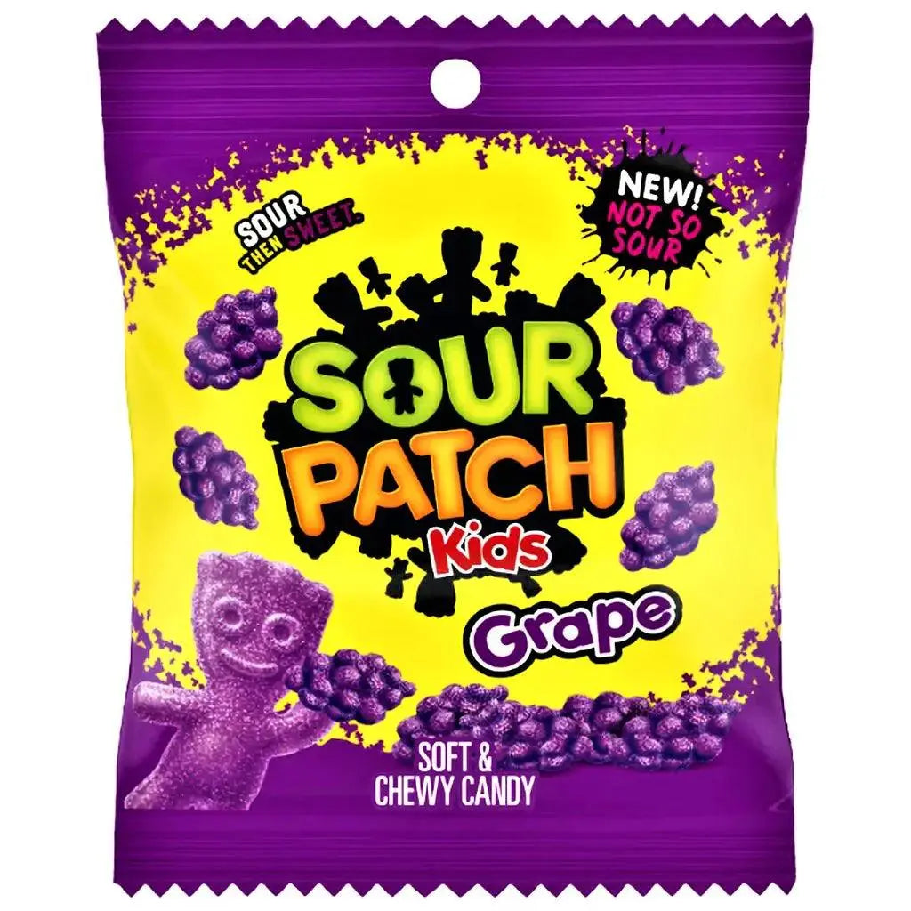 Sour Patch Kids Grape 101g - Americké sladkosti - OhMyCandyBox Chorvátsko