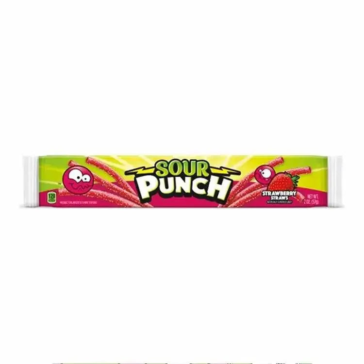 Sour Punch Strawberry Straws 57g (do: 08.01.2025) - OhMyCandyBox