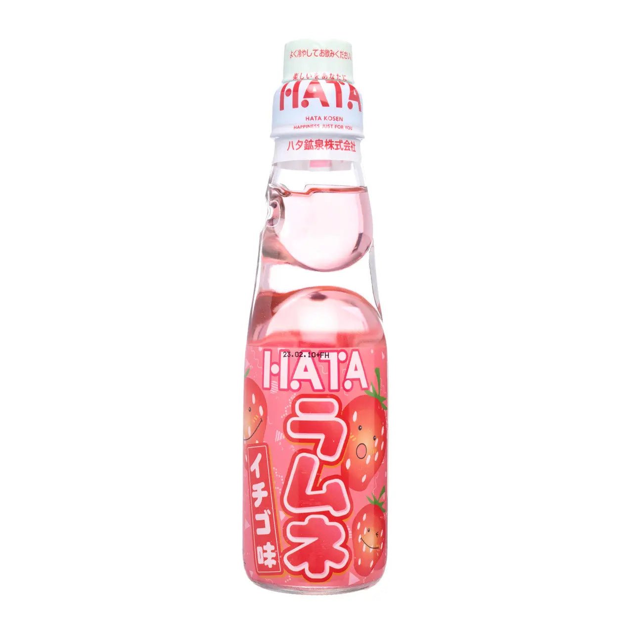 Hatakosen Ramune Soda Strawberry 200ml - OhMyCandyBox