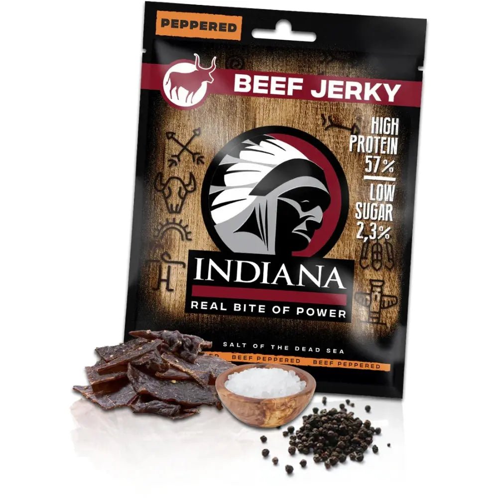 Indiana Jerky Beef Peppered 25g - OhMyCandyBox