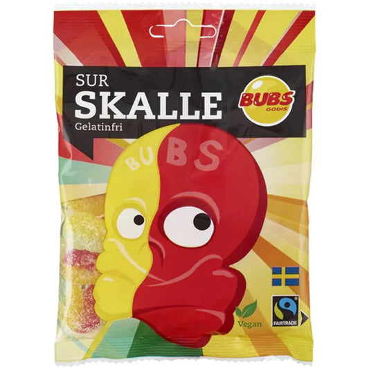 BUBS Skull Sour 90g OhMyCandyBox