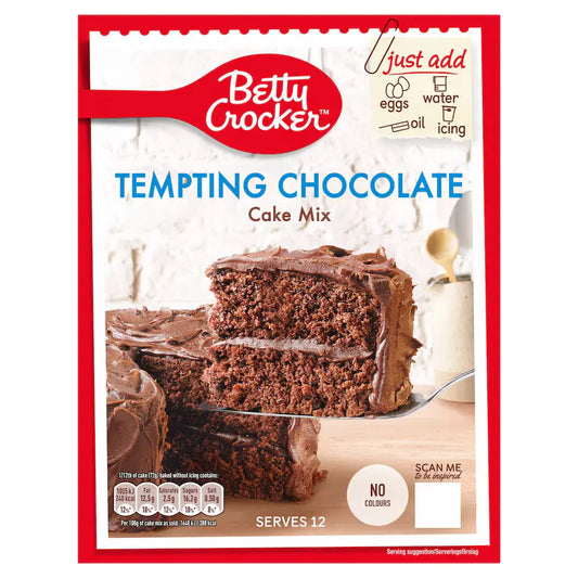 Betty Crocker Cake Mix Tempting Chocolate 425g OhMyCandyBox