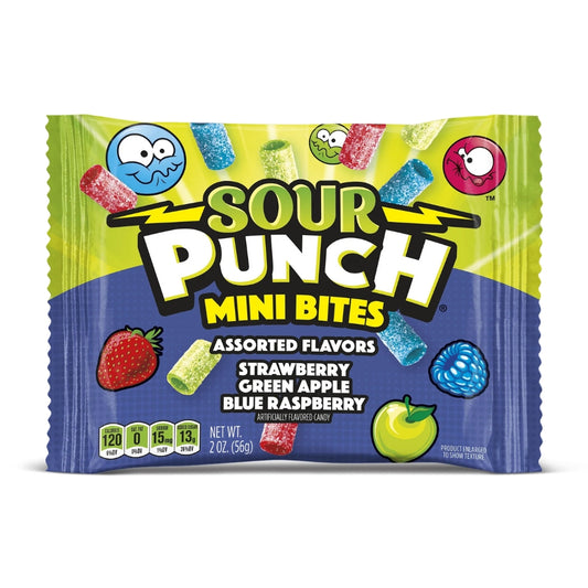 Sour Punch Mini Bites Assorted Flavors 57g