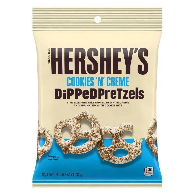 Hershey's Dipped Pretzels Cookies 'n' Creme 120g - Americké sladkosti - OhMyCandyBox Chorvátsko