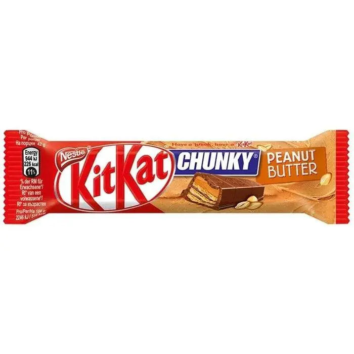 Kit Kat Chunky Arašidové Maslo 42g - Americké sladkosti - OhMyCandyBox Chorvátsko