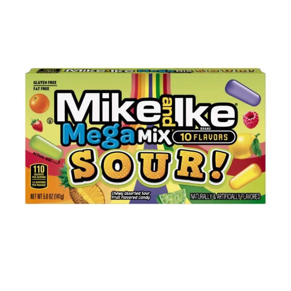 Mike and Ike Mega Mix Sour 142g - Americké sladkosti - OhMyCandyBox Chorvátsko