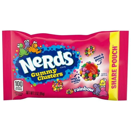 Nerds Gummy Clusters Share Pouch 85g - Americké sladkosti - OhMyCandyBox Chorvátsko