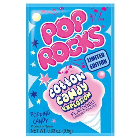 Pop Rocks Cotton Candy 9g - Americké sladkosti - OhMyCandyBox Chorvátsko