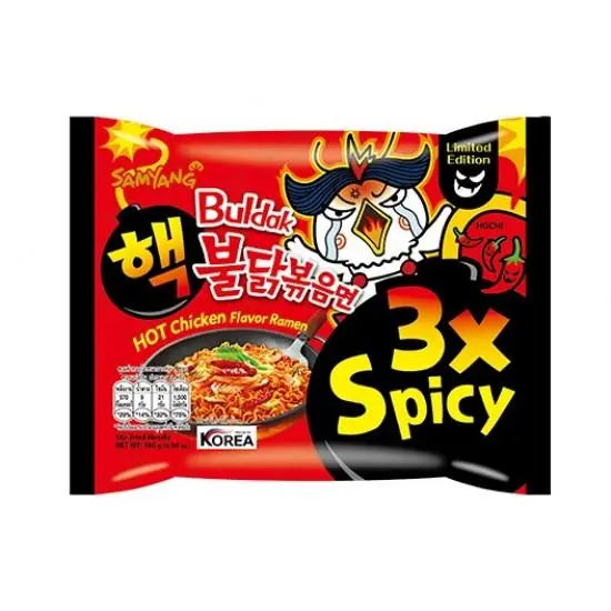 Samyang Buldak 3x Pikantné Kuracie Limited Edition 140g - OhMyCandyBox