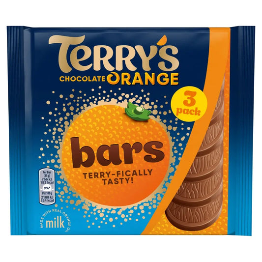 Terry's Chocolate Orange Bar 3 Pack 105g OhMyCandyBox