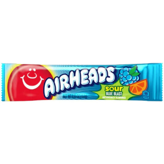 Airheads Bar Sour Blue Blast 16g - OhMyCandyBox