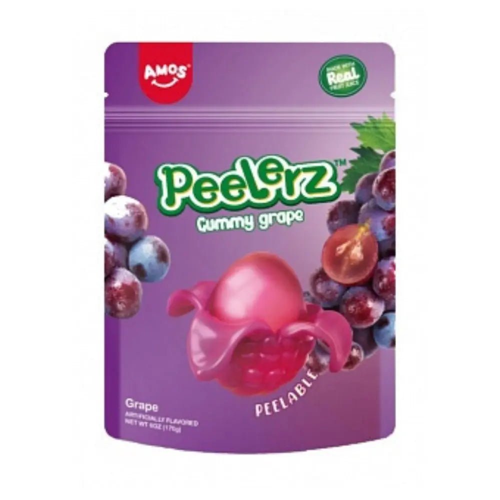Amos Peelerz Gummy Grape 170g - OhMyCandyBox
