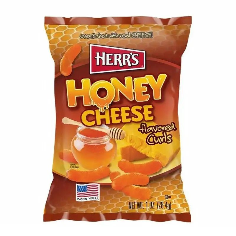 Herr's Cheese Curls Honey Cheese 28g - OhMyCandyBox