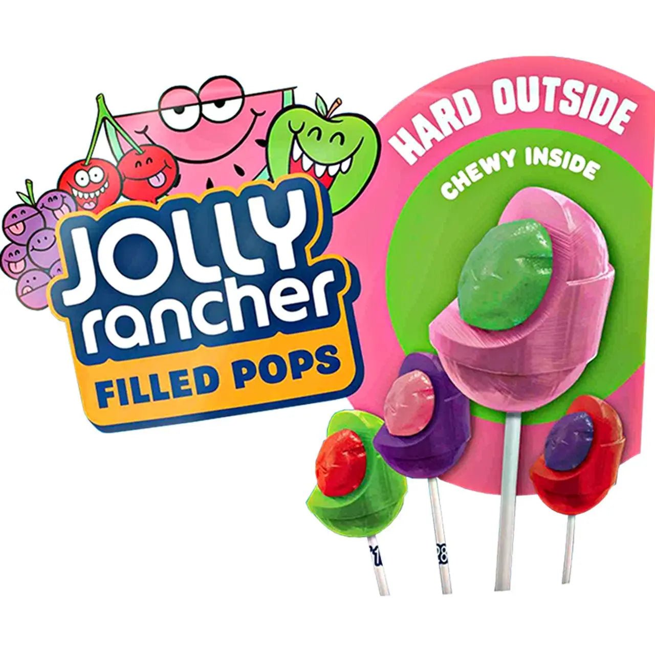 Jolly Rancher Filled Pops 16g - Americké sladkosti - OhMyCandyBox Chorvátsko