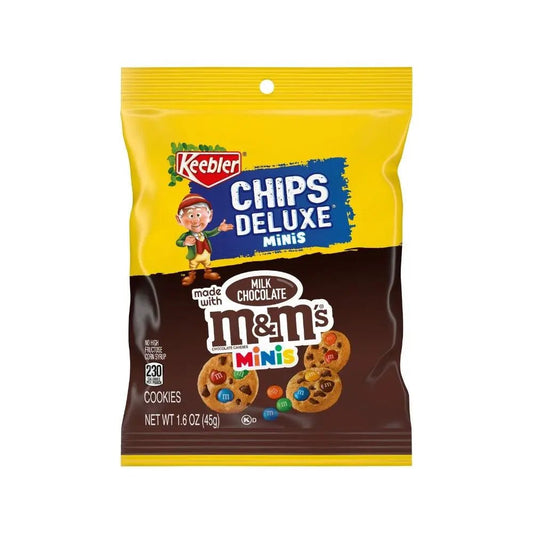 Keebler Sušienky s M&M's Minis Malé Kúsky 45g - OhMyCandyBox
