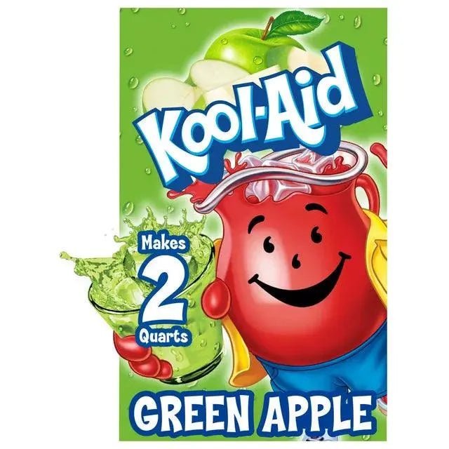 Kool Aid Green Apple 6g - Americké sladkosti - OhMyCandyBox Chorvátsko