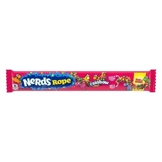 Nerds Rope Rainbow 26g - Americké sladkosti - OhMyCandyBox Chorvátsko