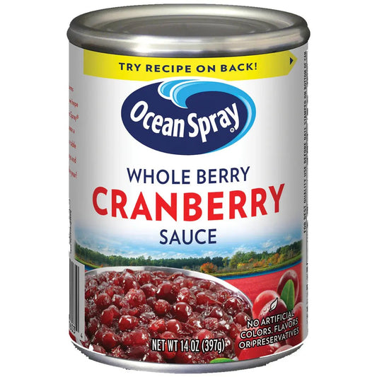 Ocean Spray Cranberry Sauce Whole Berry 397g - OhMyCandyBox