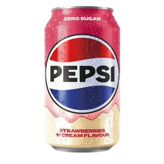 Pepsi Strawberries 'N' Cream 330ml - OhMyCandyBox