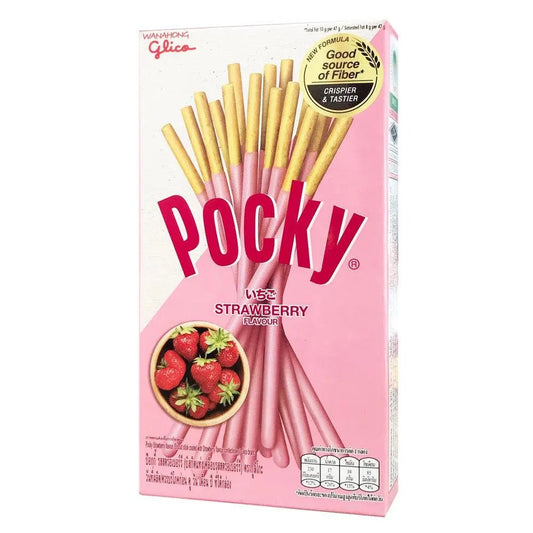 Pocky Strawberry 45g - Americké sladkosti - OhMyCandyBox Chorvátsko