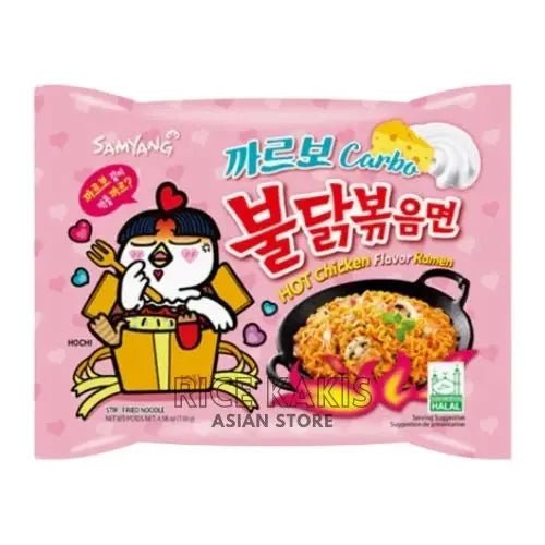 Samyang Buldak Carbonara Chicken Flavor Spicy 130g - OhMyCandyBox