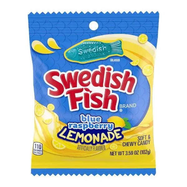 Swedish Fish Blue Raspberry Lemonade 102g - Americké sladkosti - OhMyCandyBox Chorvátsko